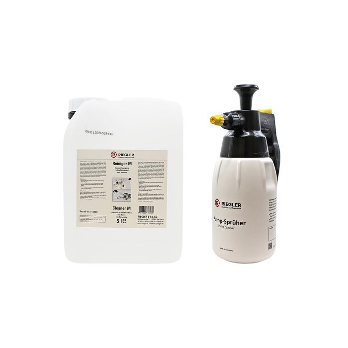 RIEGLER Cleaner M, set, with pump sprayer, 5 L