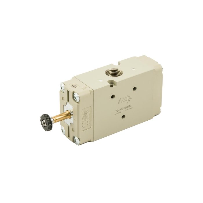 RIEGLER 3/2-Wegeventil, elektropneumatisch, monostabil, G 1/2, NO