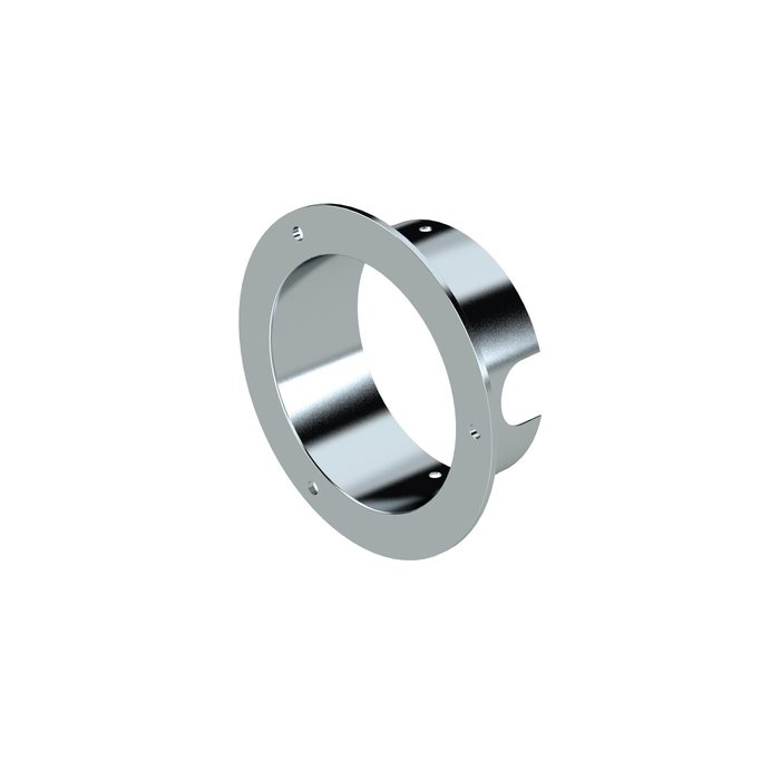 RIEGLER Frontring, Stahl verchromt, für Glyzerinmano. Typ 213.40 Ø 63 mm