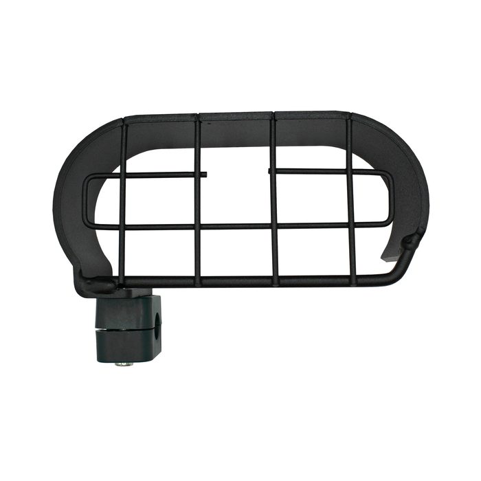 RIEGLER protective bracket for cylinder pressure reducer, black painted steel