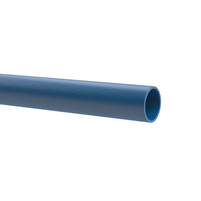 RIEGLER plastic pipe, PA 12, blue, pipe ø 12x9, 3 m