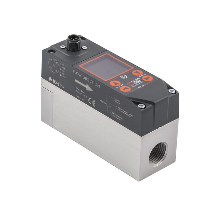 RIEGLER "FLUX" flow meter, BG 1, IO-Link/display/pressure sensor