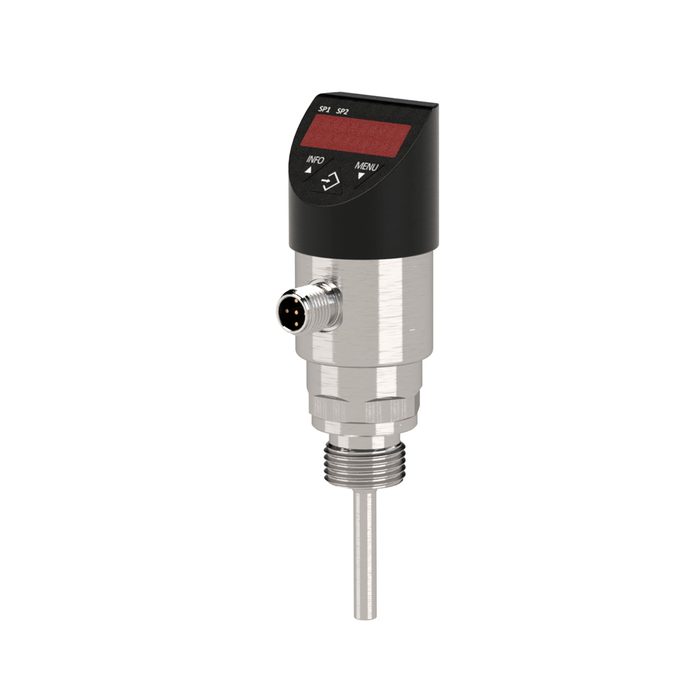 RIEGLER electronic temperature switch, TSD-30, PNP, 5-pin, 50 mm