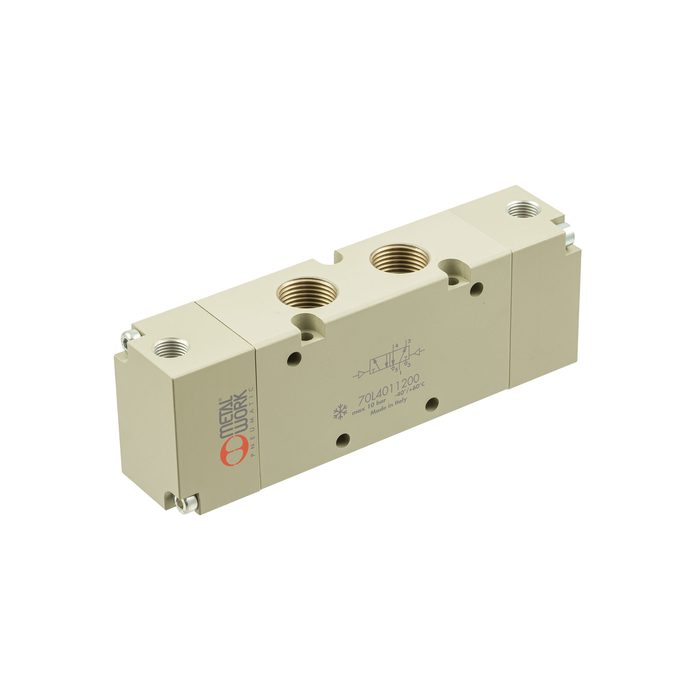 RIEGLER 5/2-Wegeventil Tieftemp., pneumatisch, bistabil, Anschluss G 3/8