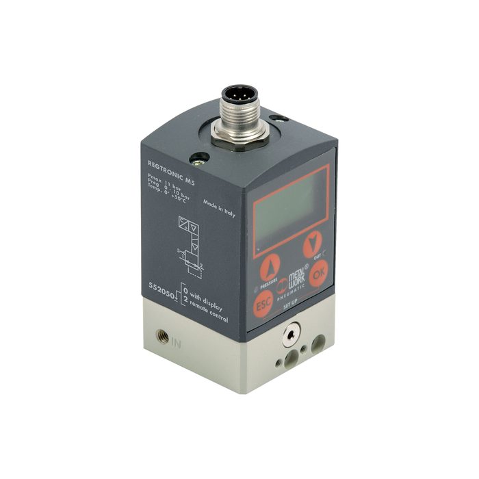 RIEGLER Präz.-Prop.-Druckregler REGTRONIC, M5, Display, IO-Link