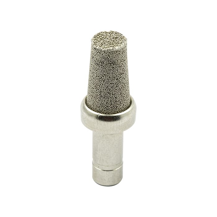 RIEGLER Sinterbronce-Schalldämpfer mit Stecknippel, Ø 8 mm