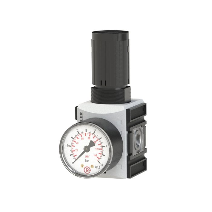 RIEGLER PräzisionsDR, durchg. Druckvers. »FUTURA«, BG 1, G 1/4, 0,1-1 bar