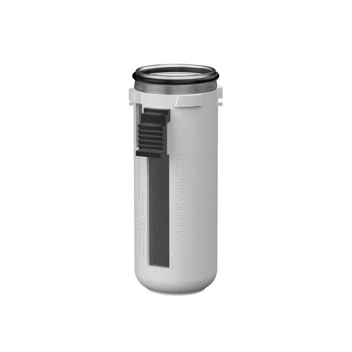 [100197] RIEGLER Polycarbonatbehälter inkl. Schutzkorb, BG 1, G 1/4, G 3/8