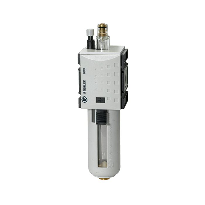 RIEGLER Nebelöler »FUTURA«, Polycarbonatbehälter, Schutzkorb, BG 4, G 3/4