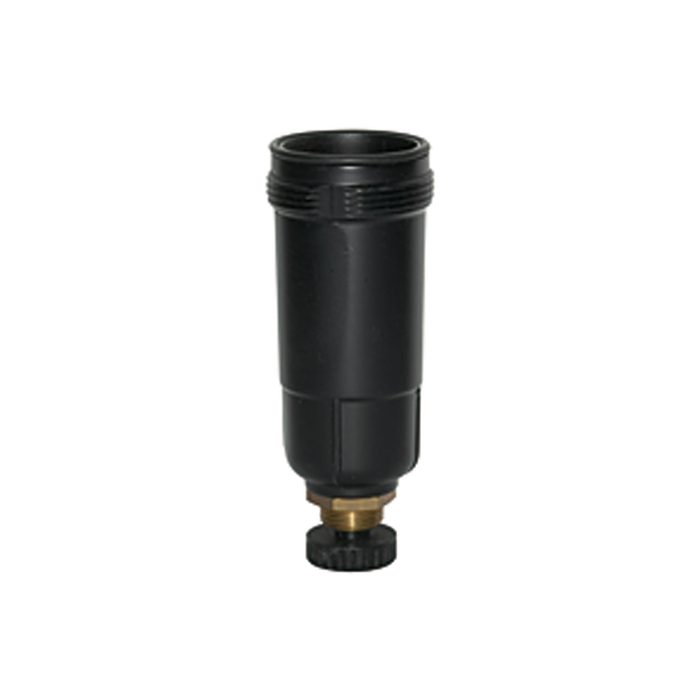 RIEGLER Metal container, incl. NBR O-ring, with semi autom. bleeder valve