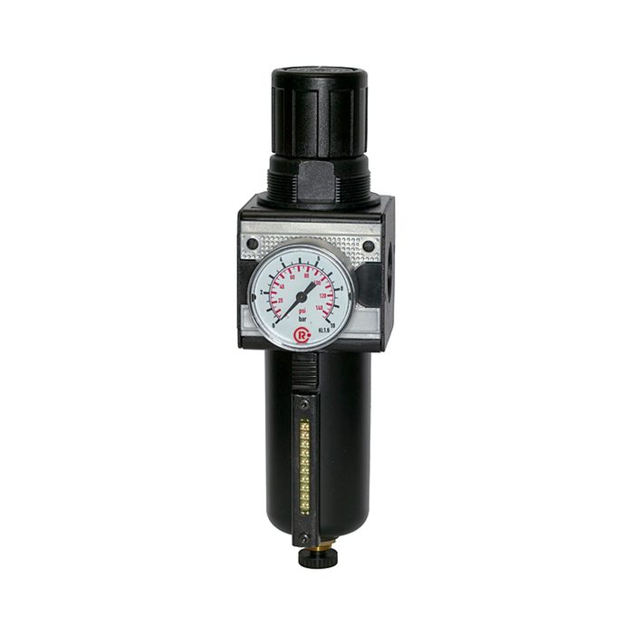 [100494] RIEGLER Filter regulator »multifix«, 5 µm, Size 1, G 3/8, 0.5 - 10 bar