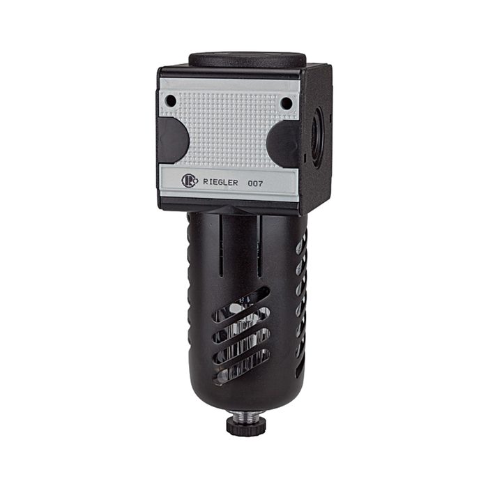 RIEGLER Microfilter »multifix«, PC container, Protec. cage, Size 1, G 1/4
