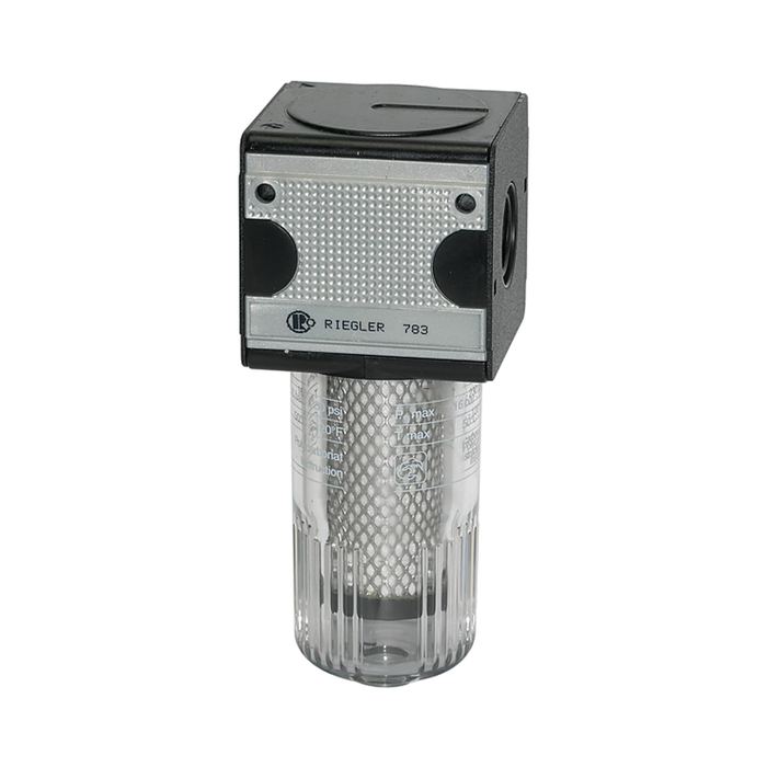 [100539] RIEGLER Aktivkohlefilter »multifix«, mit PC-Behälter, BG 1, G 1/4