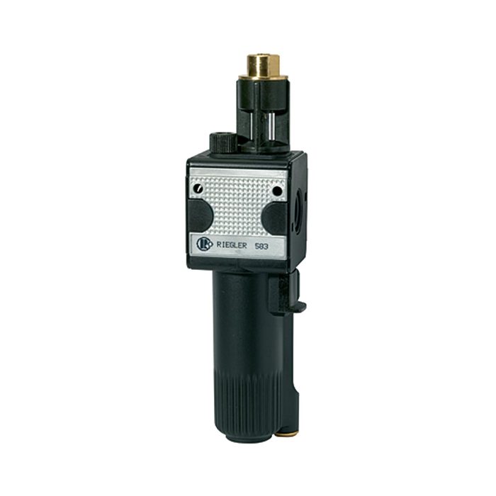 RIEGLER Nebelöler »multifix«, mit Metallbehälter, Sichtrohr, BG 1, G 3/8
