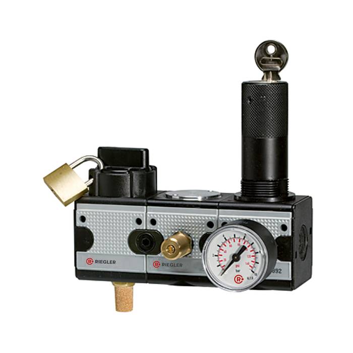 [100597] RIEGLER Service station SAFETY »multifix«, Size 3, G 1/2