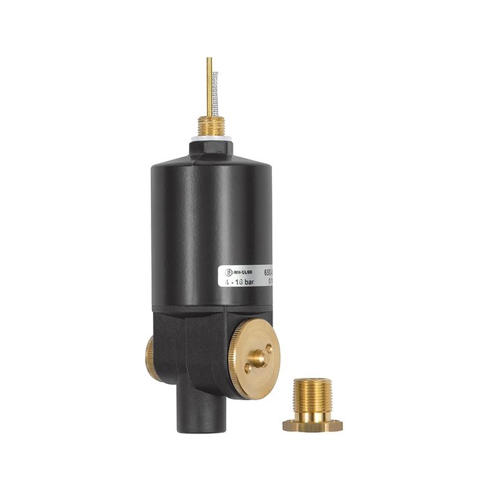 RIEGLER Vollautomatisches Ablassventil inkl. Adapter G 1/8 i. x M14x1