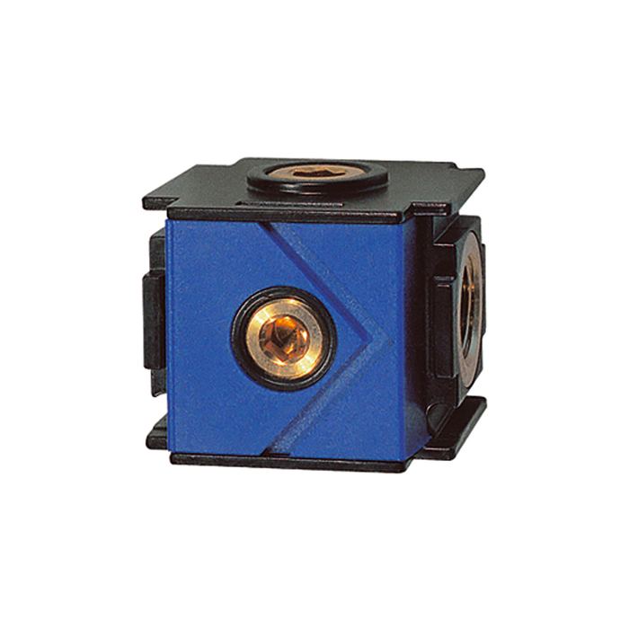 RIEGLER Verteiler »variobloc«, BG 2, G 1/2, mit 4 Abgängen