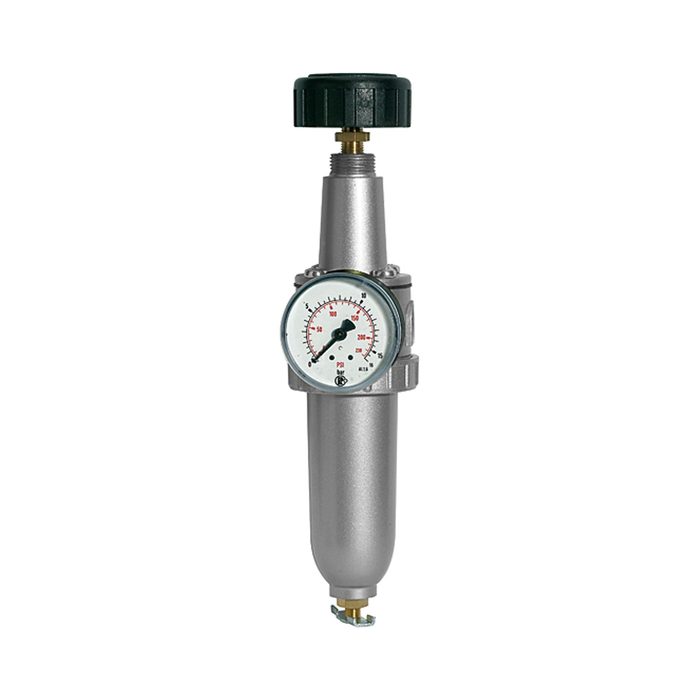 RIEGLER Filter regulator »Standard«, Metal container, 5 µm, Size 1, G 3/8
