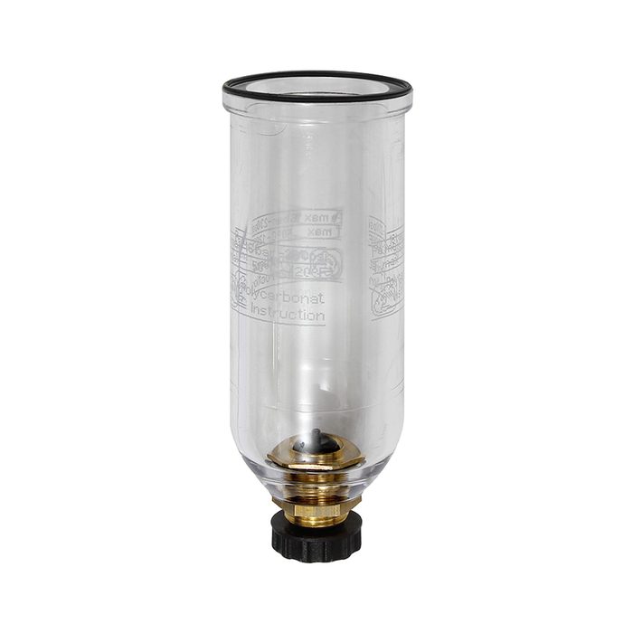 [100941] RIEGLER Polycarbonatbehälter, für Filterregler/Filter »Standard«, BG 1