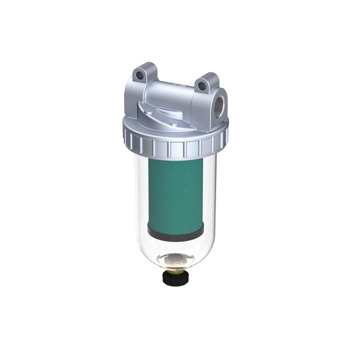 [100990] RIEGLER Special filter »Standard«, PC container, 0.01 µm, Size 2, G 3/8
