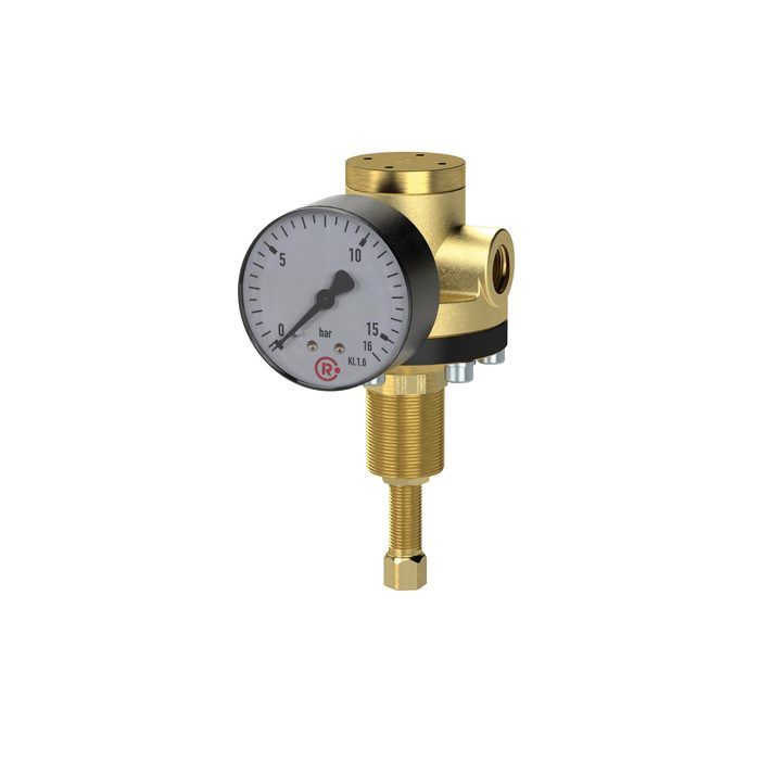 [101149] RIEGLER High pressure regulator 60 bar, G 3/8, Control range 2 - 35 bar