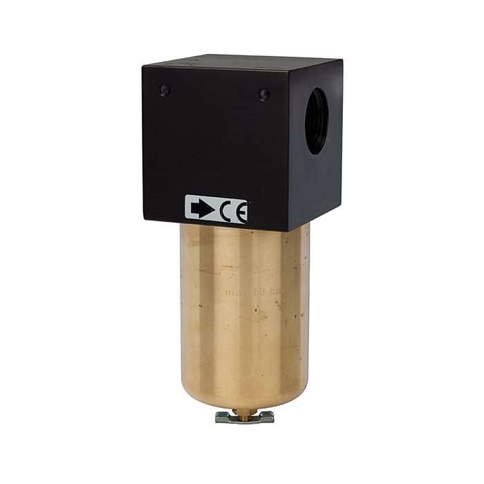 RIEGLER Microfilter for high pressures up to 60 bar, 0.01 µm, G 3/4