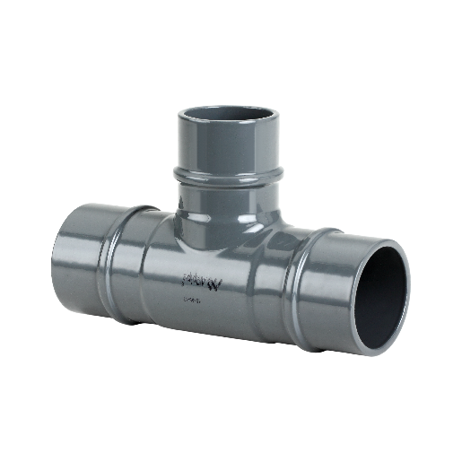 AIRpipe t-connection reduced, DN100-80