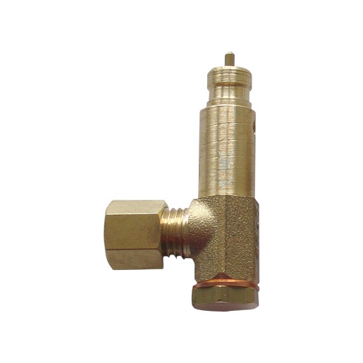 [201663] Condor Delayed unloader valve AEV 4 with screw connection for 6 mm plastic or copper discharge tube