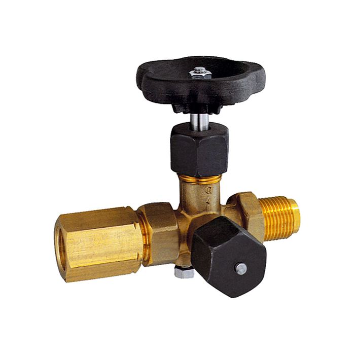 [102668] RIEGLER Blocking valve pressure gauge, taps - tension sleeve, G 1/2
