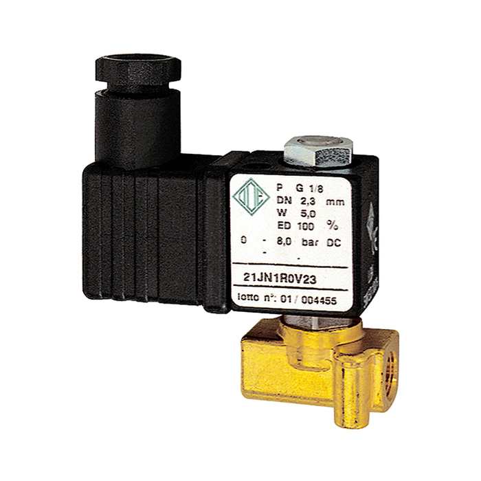 RIEGLER 2/2-MV,MS,NC,direktg.,230V,50Hz,10VA,FPM,G1/8,PN0-18bar