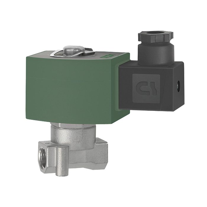 RIEGLER 2/2-Wege-MV, ES, NBR, NC, direktg., 24 V DC, NPT 1/8, PN 0-10 bar