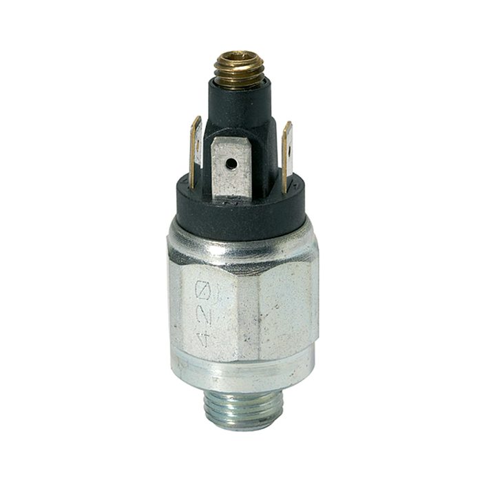 RIEGLER Pressure switch changeover contact design, G 1/4, 0.5 - 2 bar