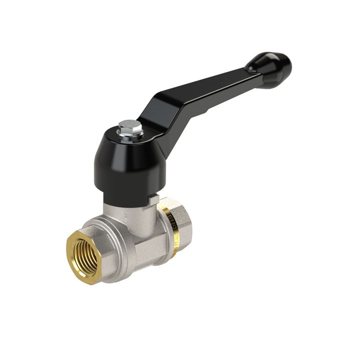 [103263] RIEGLER Ball valve heavy duty design, Manual lever, IT/IT, G 1/2