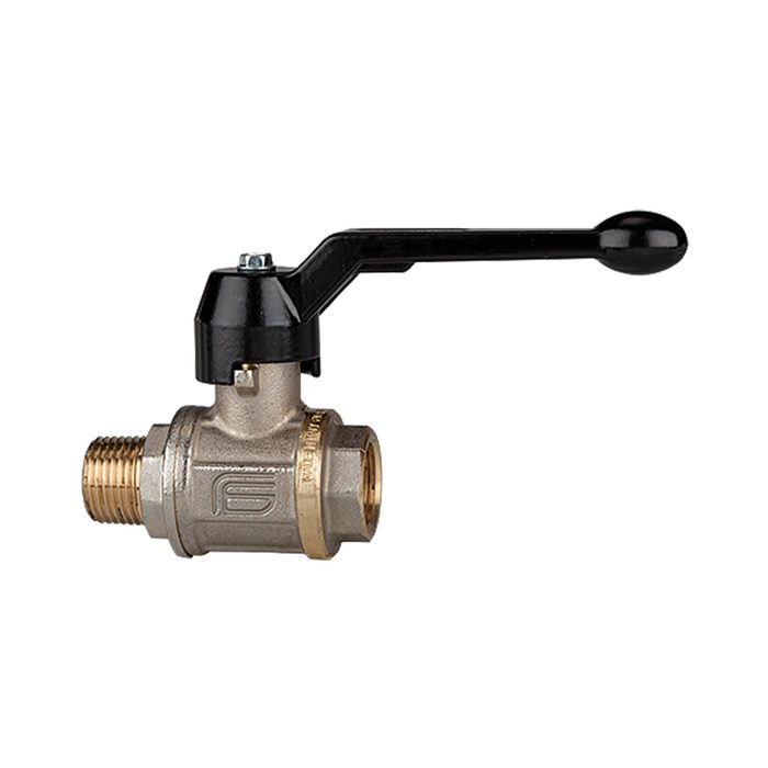 [103274] RIEGLER Ball valve heavy duty design, Manual lever, IT/ET, G/R 3/4
