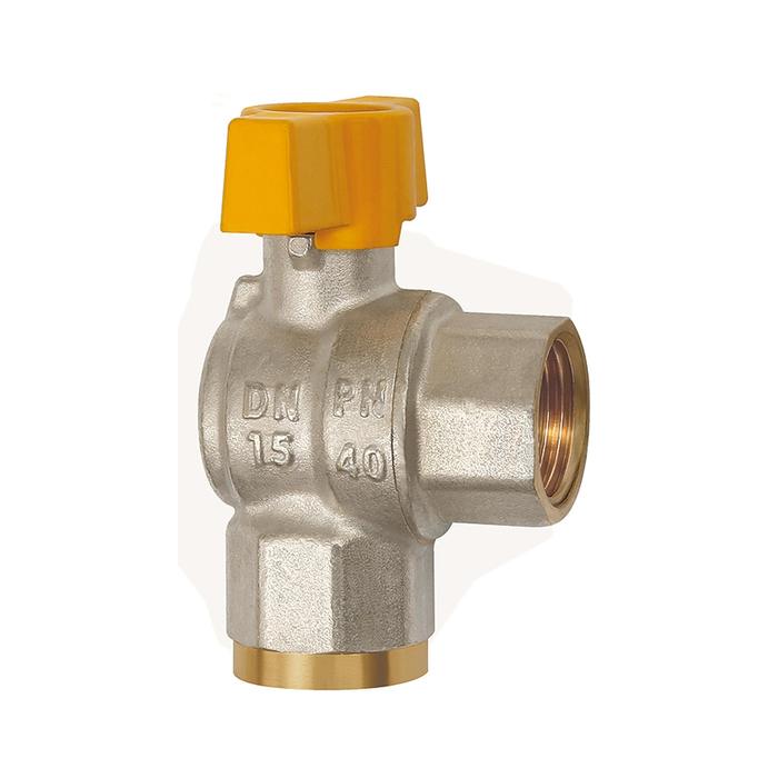 [103311] RIEGLER Rectangular ball valve, nickel-plated brass, IT/IT, Rp 3/4