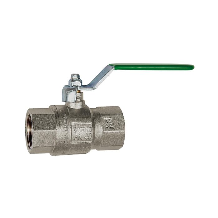 RIEGLER Trinkwasser-Kugelhahn, Handhebel, IG/IG, MS verchromt, Rp 1 1/2