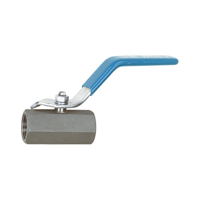 [103478] RIEGLER Stainless steel ball valve 1.4408, 1-piece, Small series, G 3/8