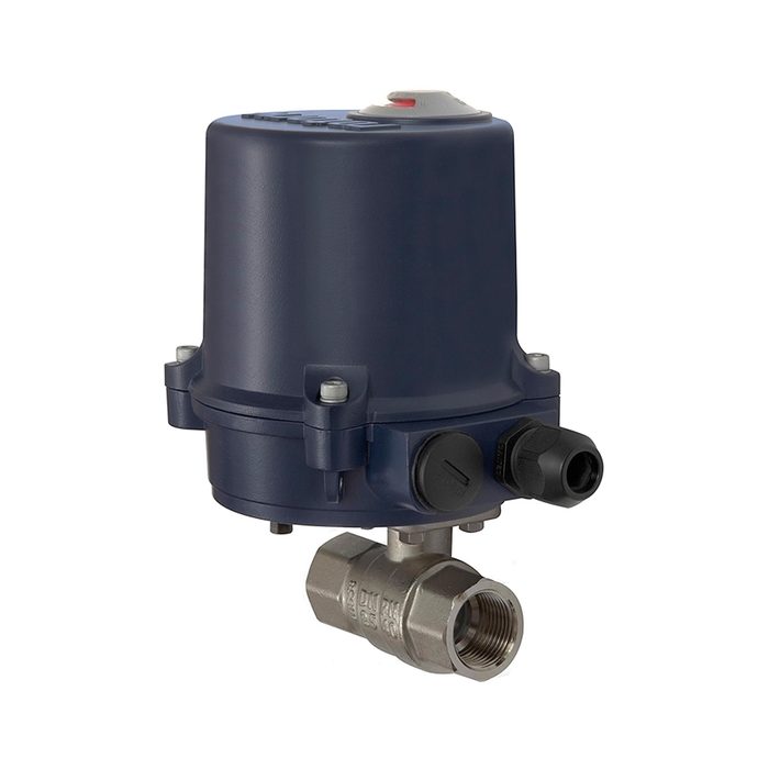 [103694] RIEGLER 2-Wege-Messingkuha, elektr. Stellantrieb, 230 V AC, 50 Hz, Rp 1/2