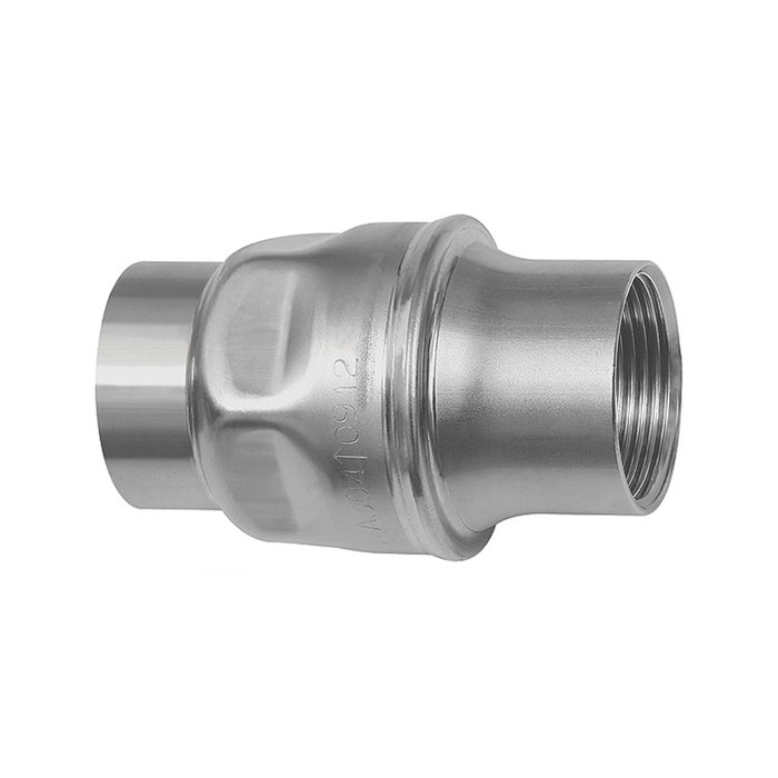 RIEGLER Rückschlagventil, leichte Bauweise, ES 1.4301, G 2, 0,03 bar