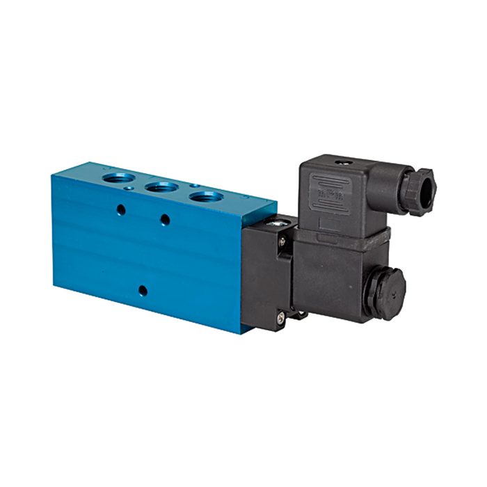 [106595] RIEGLER 5/2-way valve, Single-sided electromagn. monost. G1/2, 230V,50Hz