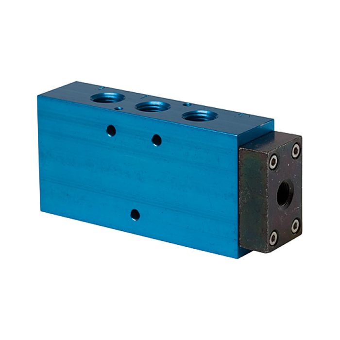 [106601] RIEGLER 5/2-Wegeventil, einseitig pneumatisch, monostabil, G 1/2, DN 15
