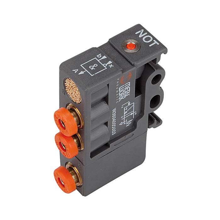 [106707] RIEGLER Pneumatic logic elements, NOT, Techno-polymer, DN 2.7