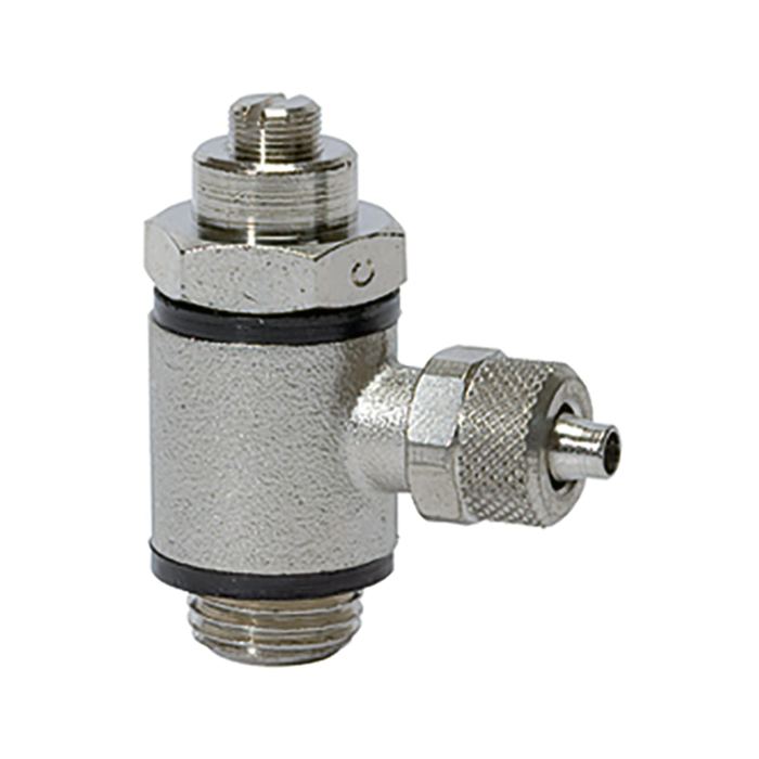 RIEGLER Throttle check valve, Discharge throttle (C) quick connector