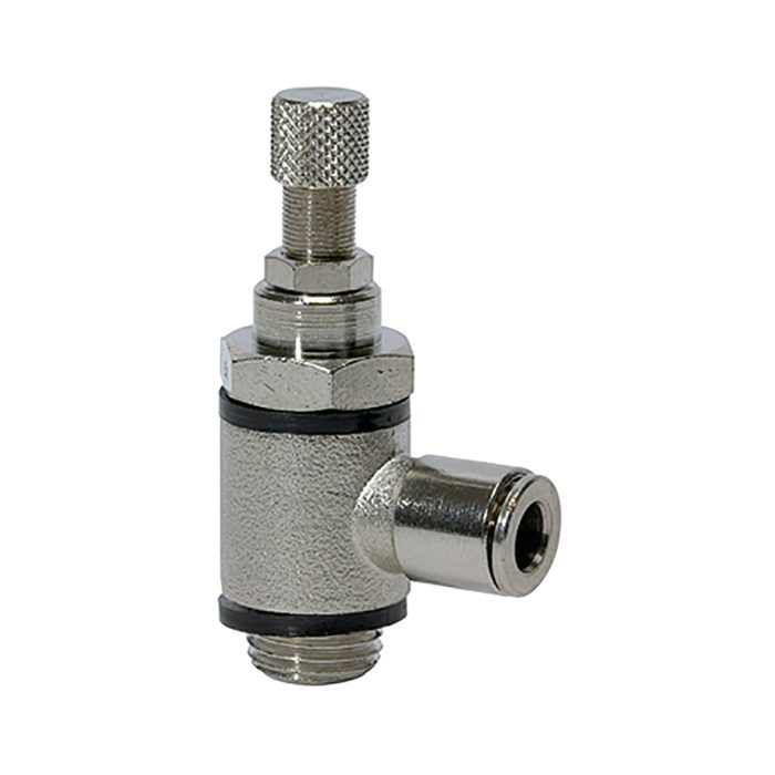 RIEGLER Throttle valve, both directions throttling (B) push-in connector