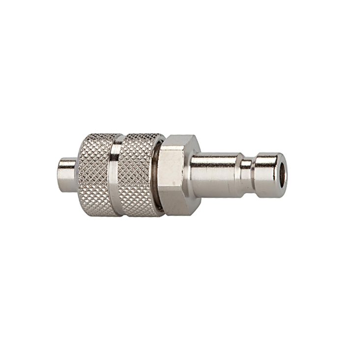 RIEGLER Nippel für Kupplungen NW 2,7, Messing vern., für Schlauch 5x3