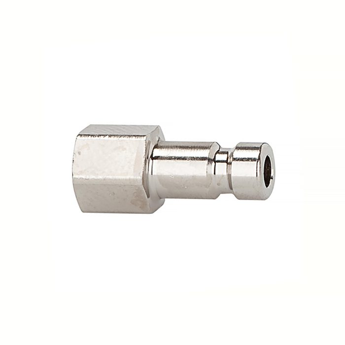 [107104] RIEGLER Nippel für Kupplungen NW 2,7, Messing vern., M5 IG, SW 7