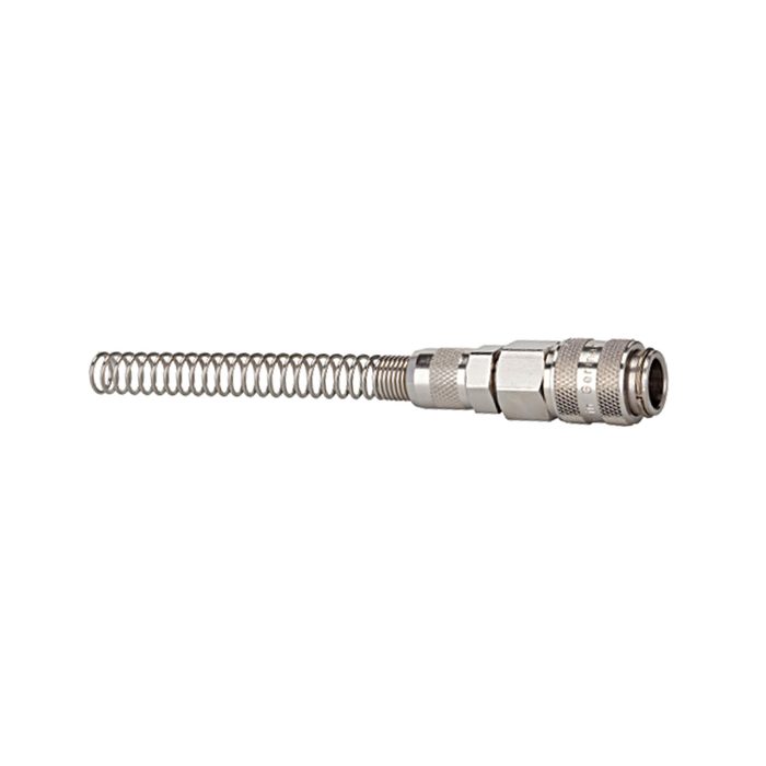 [107172] RIEGLER Quick-connect coupl. I.D. 5, nickel-plated brass, rigid, Hose 8x6