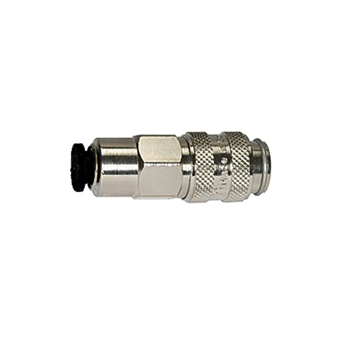 RIEGLER Schnellverschlusskupplung NW 5, MS vern., push-in Anschluss 6 mm