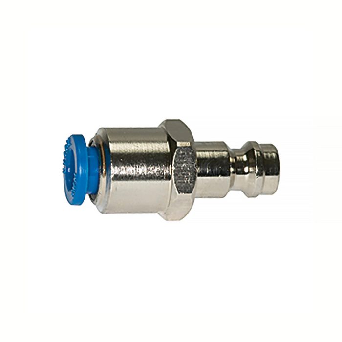 RIEGLER Einstecknippel push-in 6 mm, für Kupplungen NW 5, Messing vern.