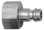 RIEGLER Nippel für Kupplungen NW 5, Edelstahl 1.4305, G 1/4 IG, SW 17